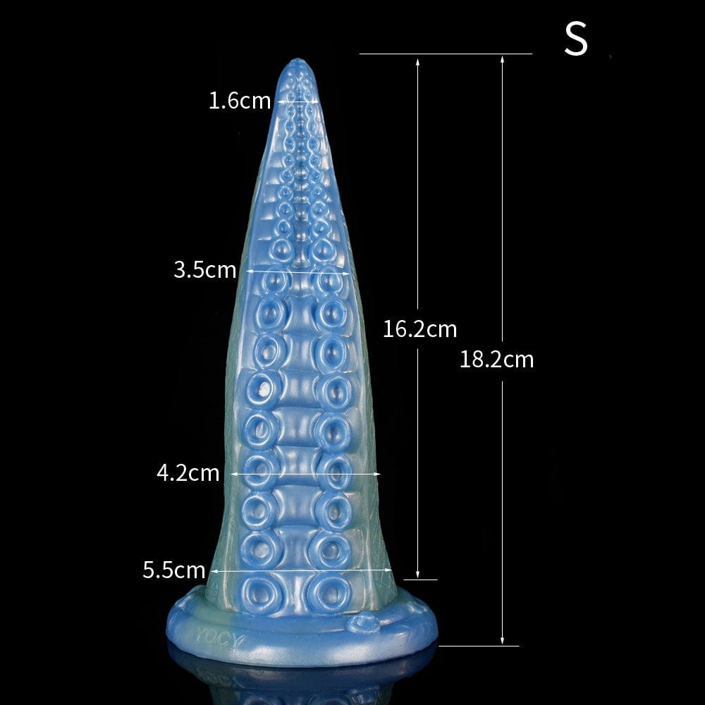 6.38‘’ - 8.27‘’Octopus Tentacle Liquid-silicone Anal Plug