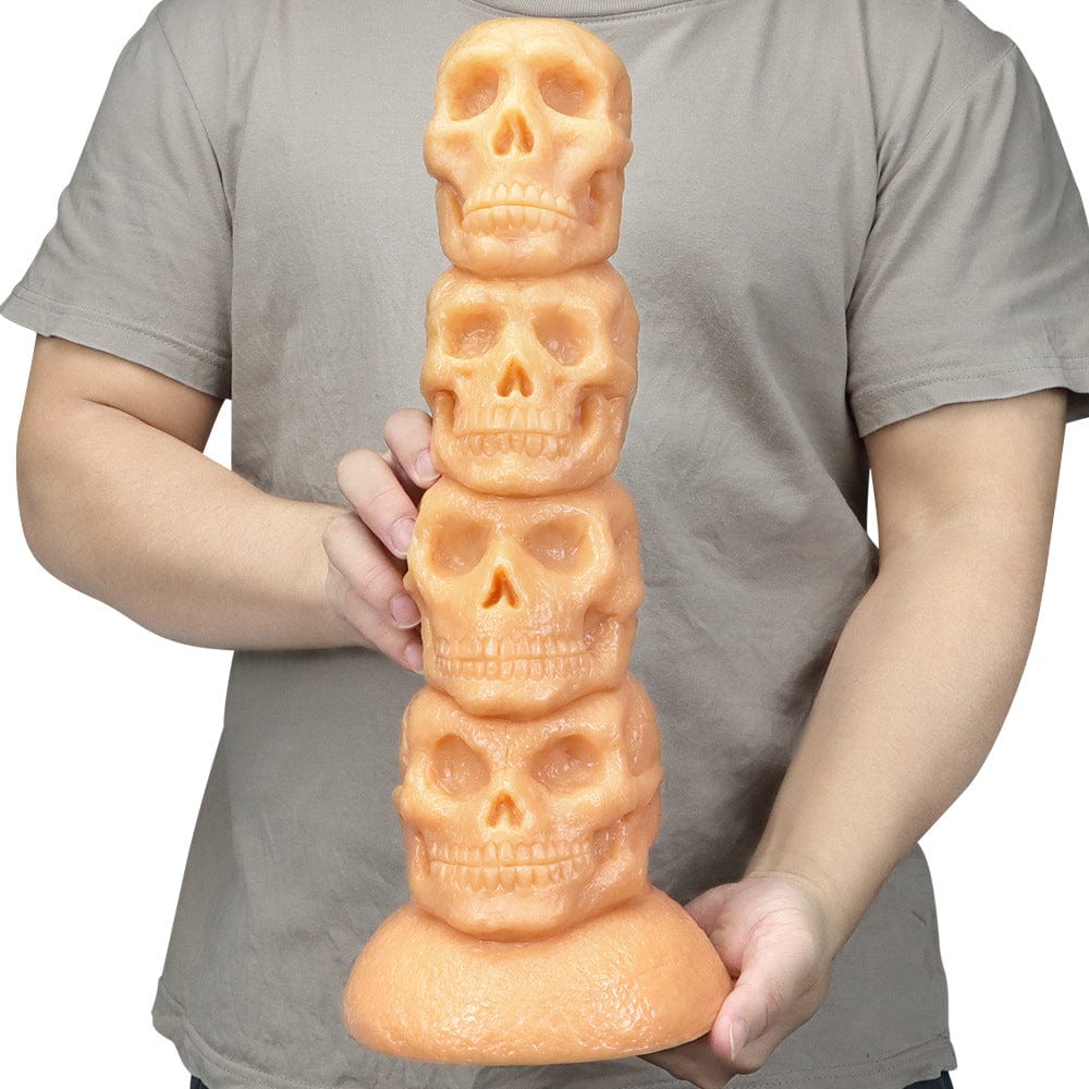 14.37‘’ Skull Giant Butt Plug Huge Dildo