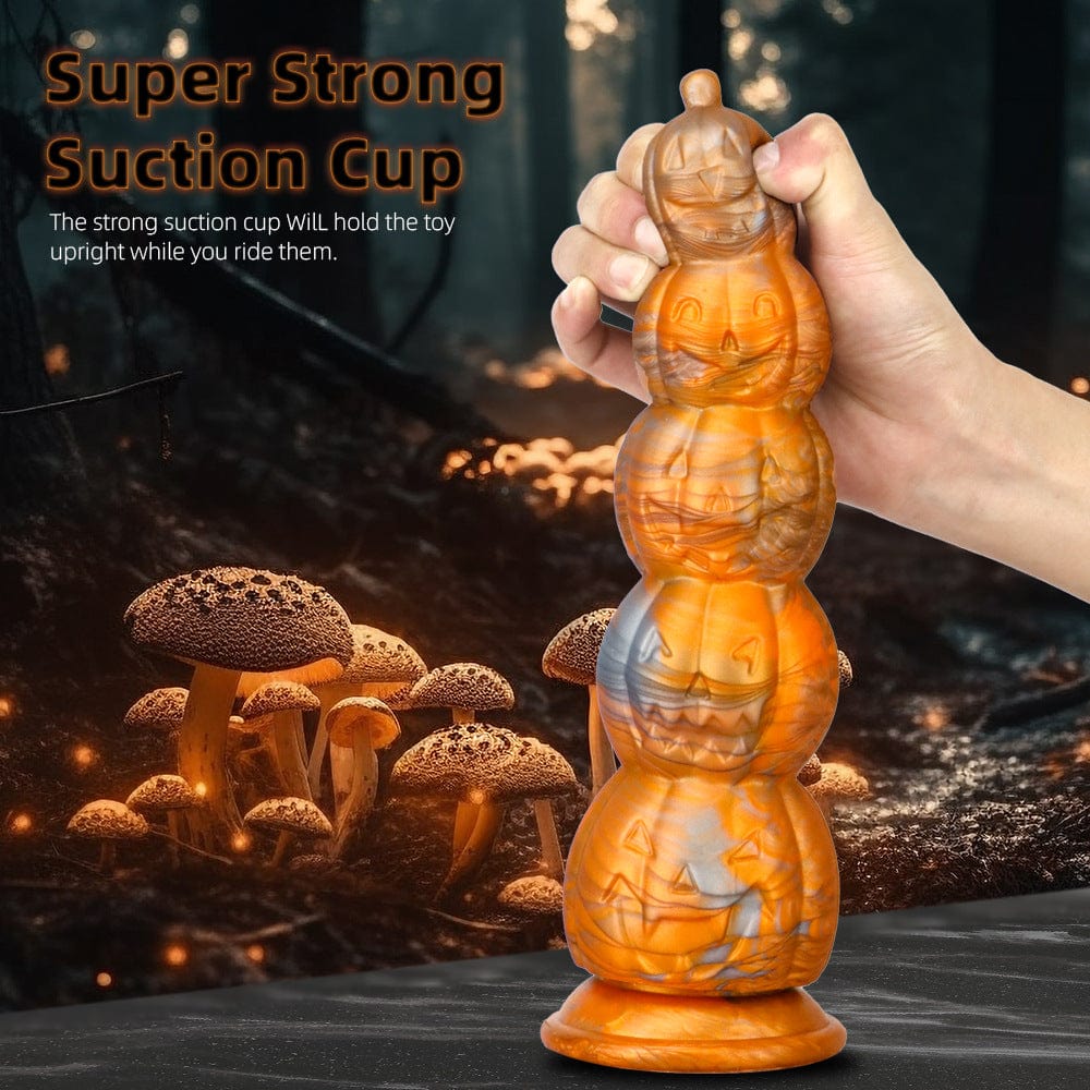 7.87”-11.02“ Halloween Pumpkin Head Skull Butt Plug