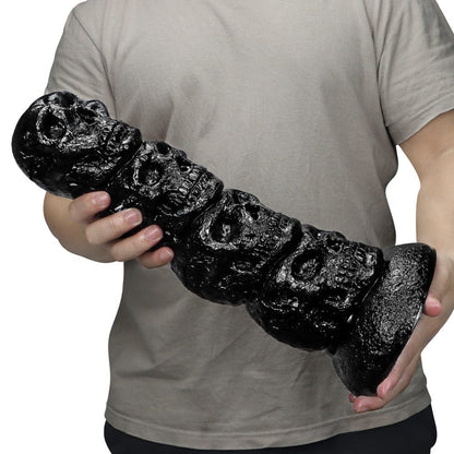 14.37‘’ Skull Giant Butt Plug Huge Dildo