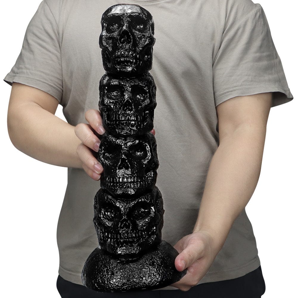 14.37‘’ Skull Giant Butt Plug Huge Dildo
