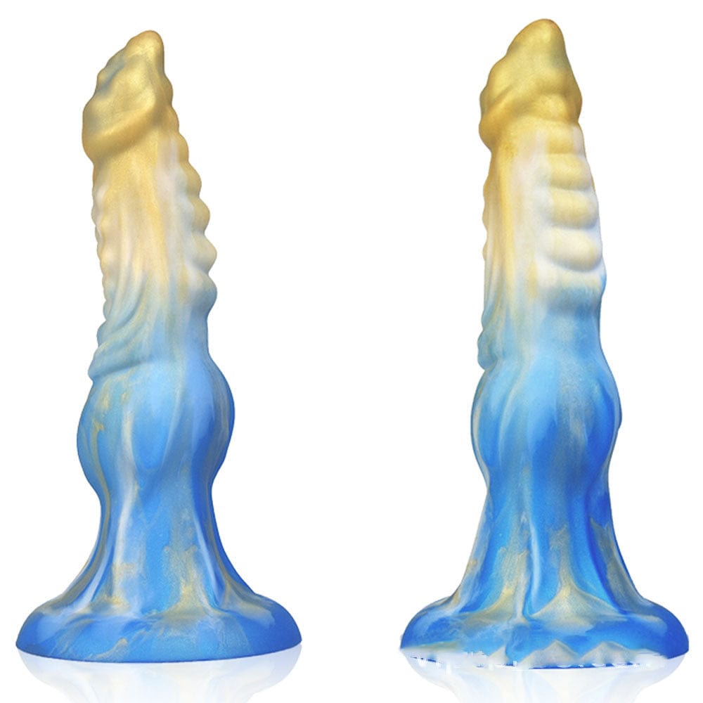 9.44‘’ Alien Dildo Mixed Color Liquid Silicone Allovers Dildo Sex Toys