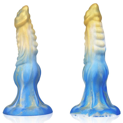 9.44‘’ Alien Dildo Mixed Color Liquid Silicone Allovers Dildo Sex Toys