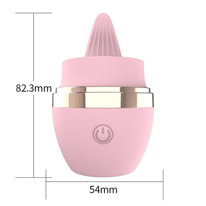 Lurevibe - Licking Tongue 10 Modes Egg Vibration Medical Silicone
