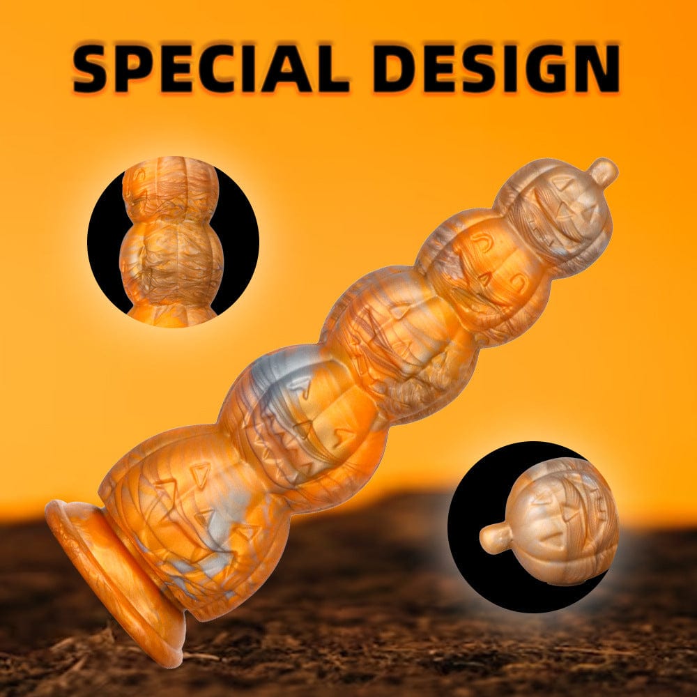 7.87”-11.02“ Halloween Pumpkin Head Skull Butt Plug