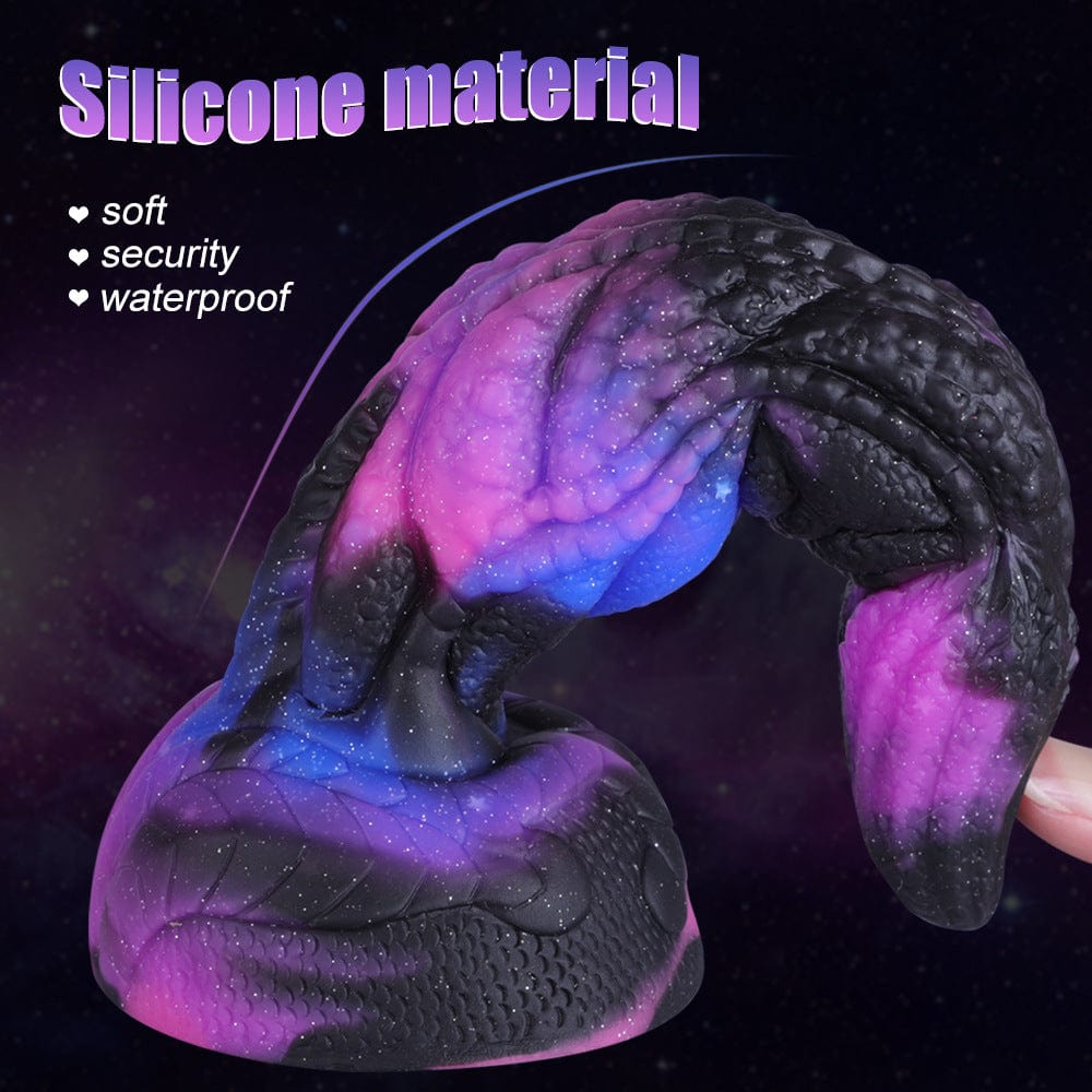 8.07‘’ Starry Dark Purple Special-Shaped Artificial Dildo