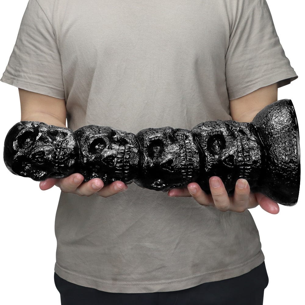 14.37‘’ Skull Giant Butt Plug Huge Dildo