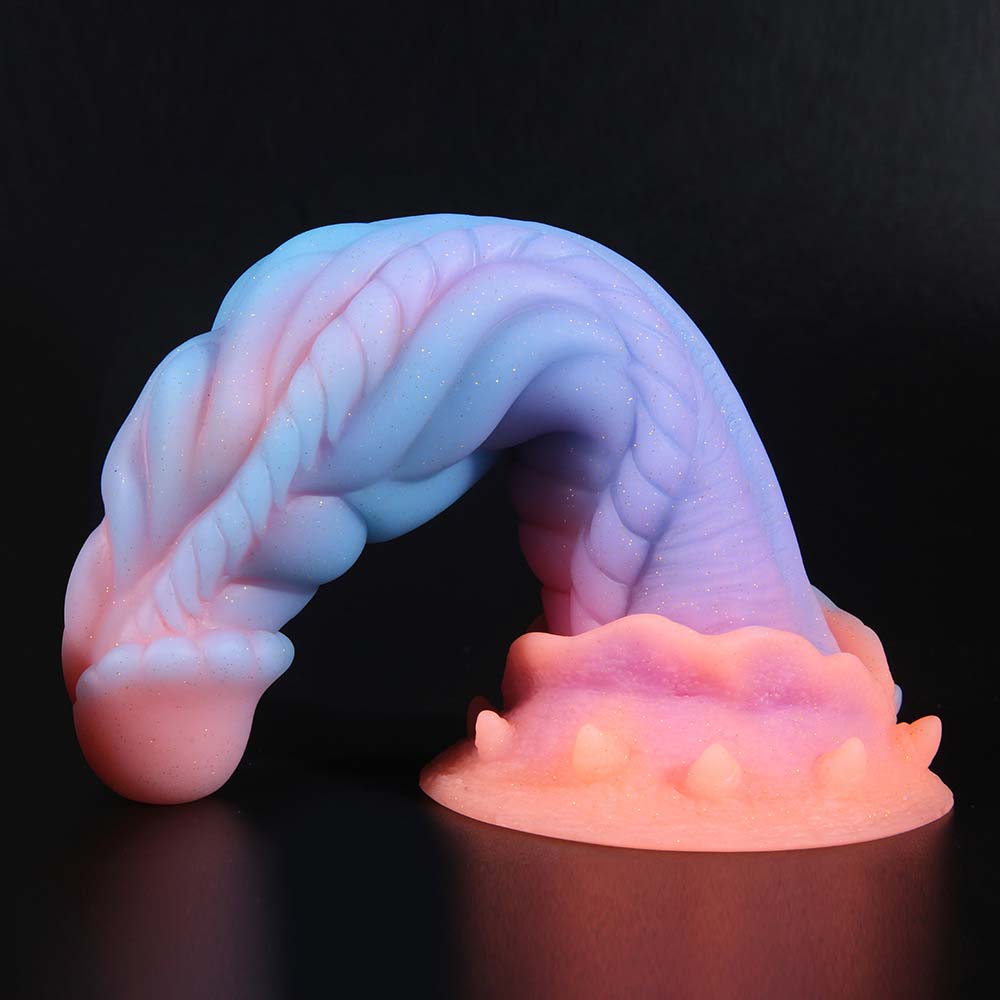 9.05‘’ Fluorescent Silicone Butt Plug Dildo