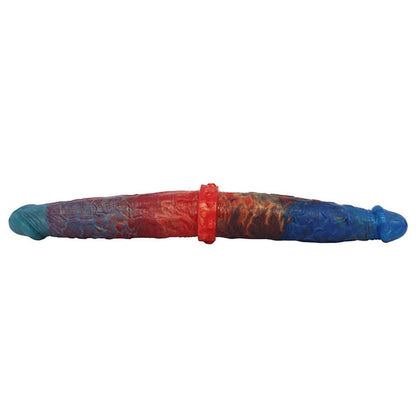 13.78‘’ Colorful Double-Ended Liquid Silicone Anal Plug Dildo