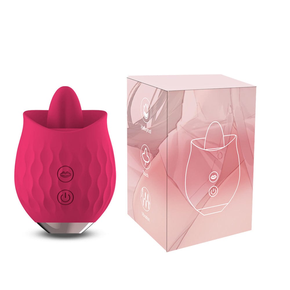 Lurevibe - Rose Toy Vibrator For Wome Clitoral Tongue Licking Vibrator