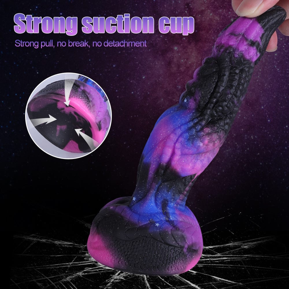 8.07‘’ Starry Dark Purple Special-Shaped Artificial Dildo