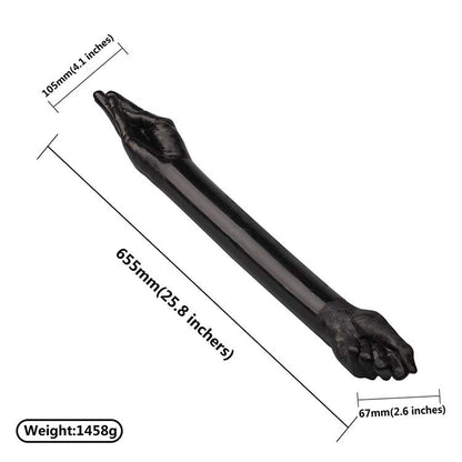 25.8‘’ Fisting Hand Dildo | Double Side Black Dildos for Men