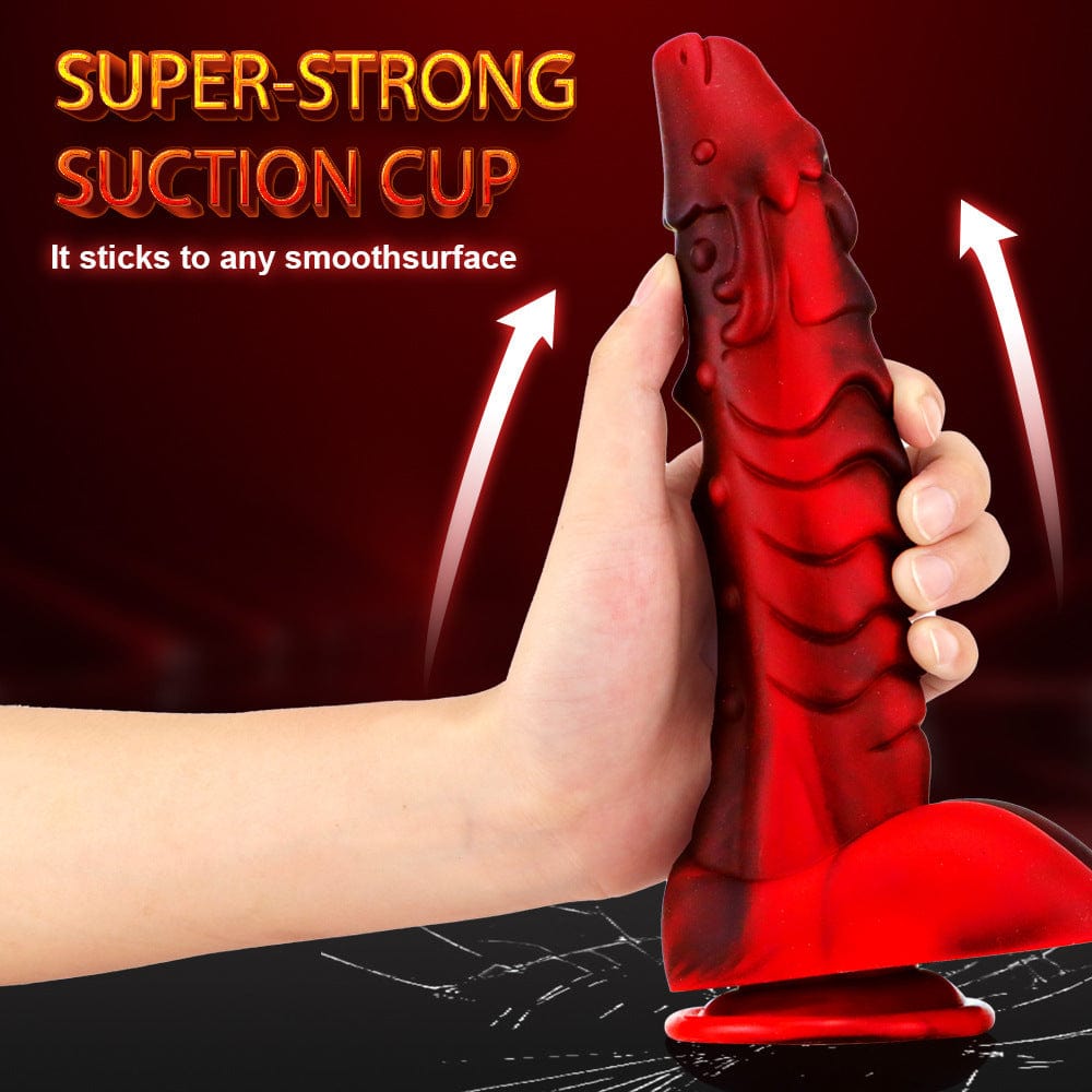 7.2‘’ Faucet Soft Silicone Mixed Color Artificial Dildo