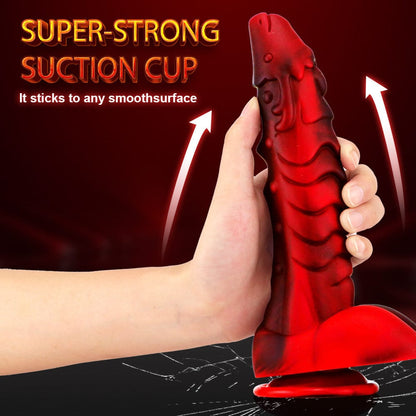 7.2‘’ Faucet Soft Silicone Mixed Color Artificial Dildo