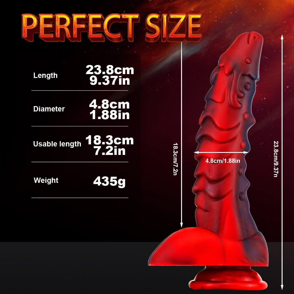 7.2‘’ Faucet Soft Silicone Mixed Color Artificial Dildo