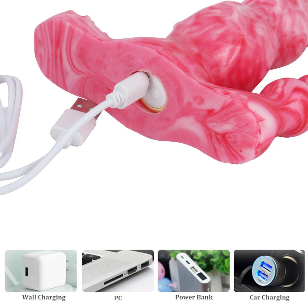 4.7‘’ 10 Frequency Vibration Simulation Wireless Remote Control Electric Dildo