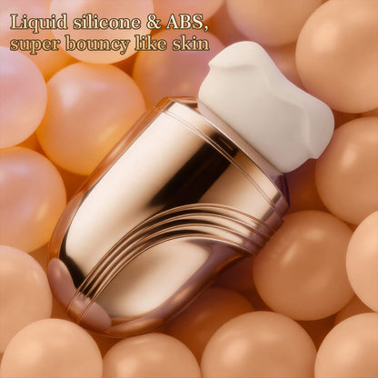 Luxury Gold Kissing & Tongue-Licking 5-in-1 Stimulator