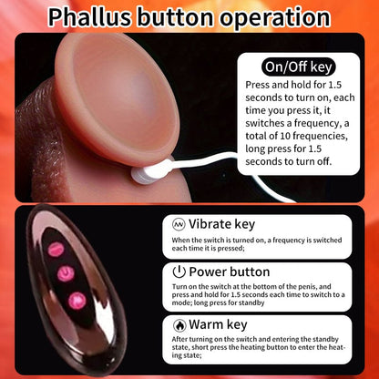 6.29‘’ Ultra Realistic Penis Fully Automatic Telescopic Rocking