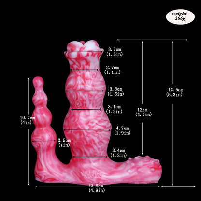 4.7‘’ 10 Frequency Vibration Simulation Wireless Remote Control Electric Dildo