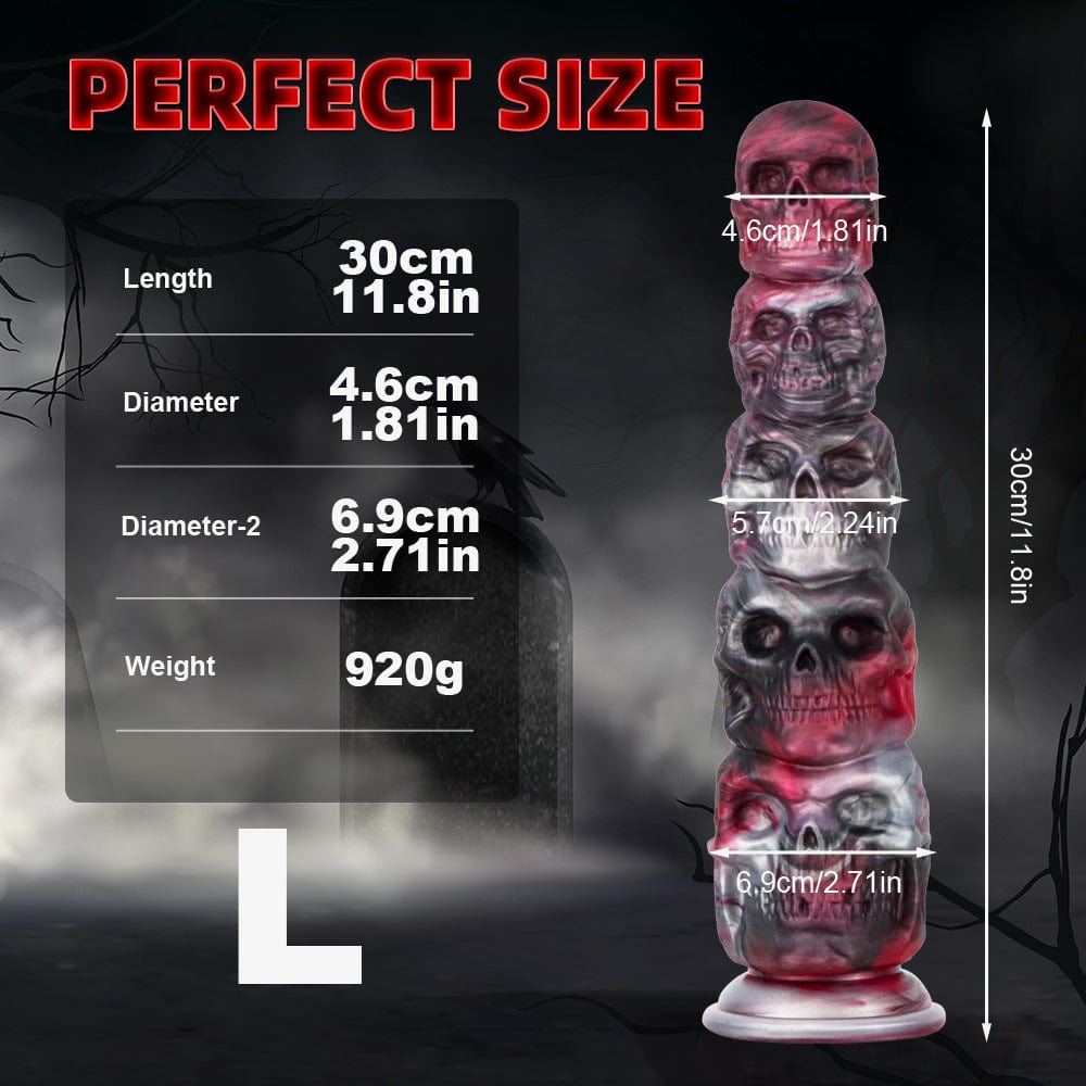 7.87”-11.02“ Halloween Pumpkin Head Skull Butt Plug