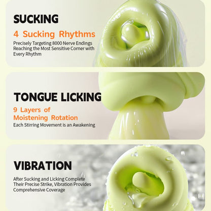 Susu Dragon Tongue Licking & Sucking Clitoral Stimulator