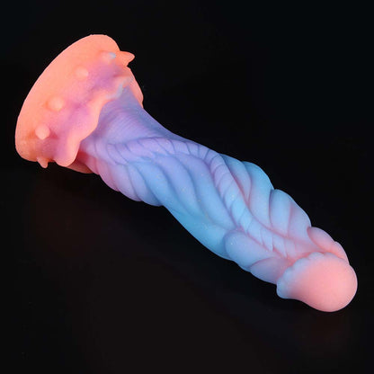 9.05‘’ Fluorescent Silicone Butt Plug Dildo