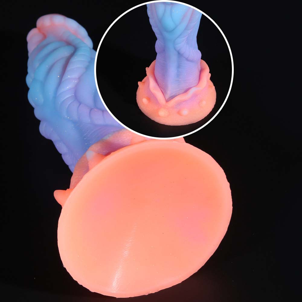 9.05‘’ Fluorescent Silicone Butt Plug Dildo