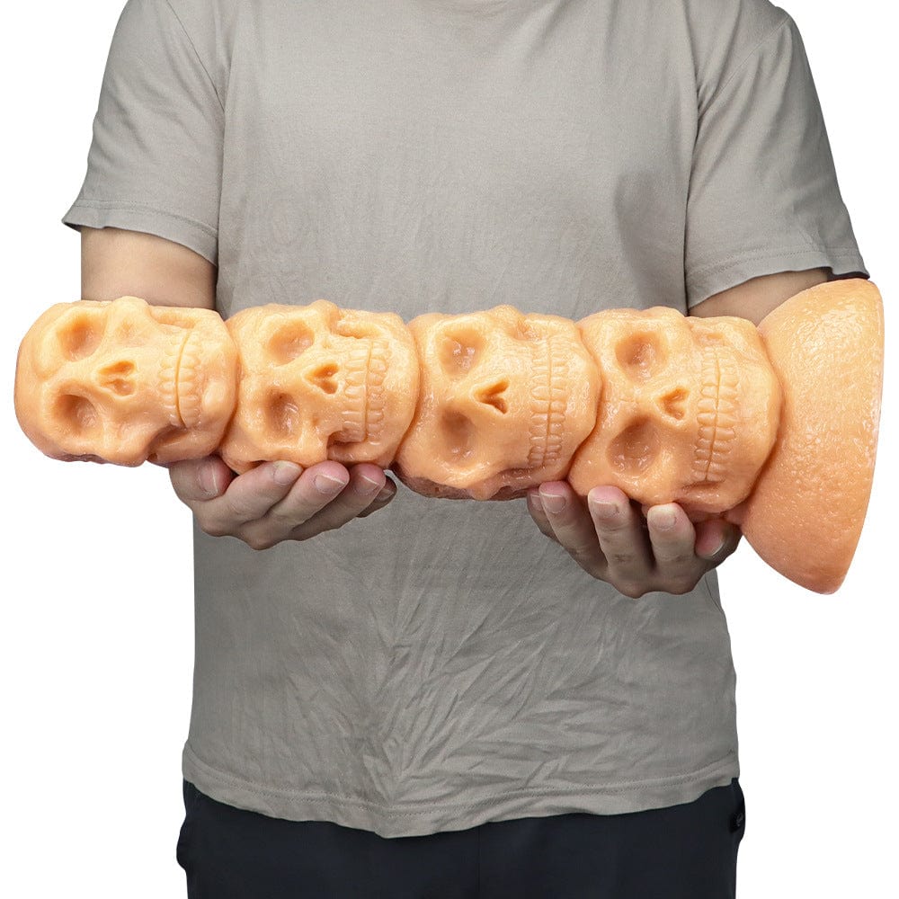 14.37‘’ Skull Giant Butt Plug Huge Dildo