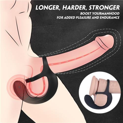 Remote Penis Vibrator Ring Prostate Massager Vibrating Cock Ring Sex Toys for Men