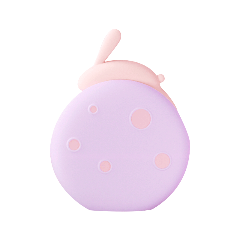 Moon Love Rabbit 2 in 1 Suction Egg Clitoral G Spot Vibrator Set