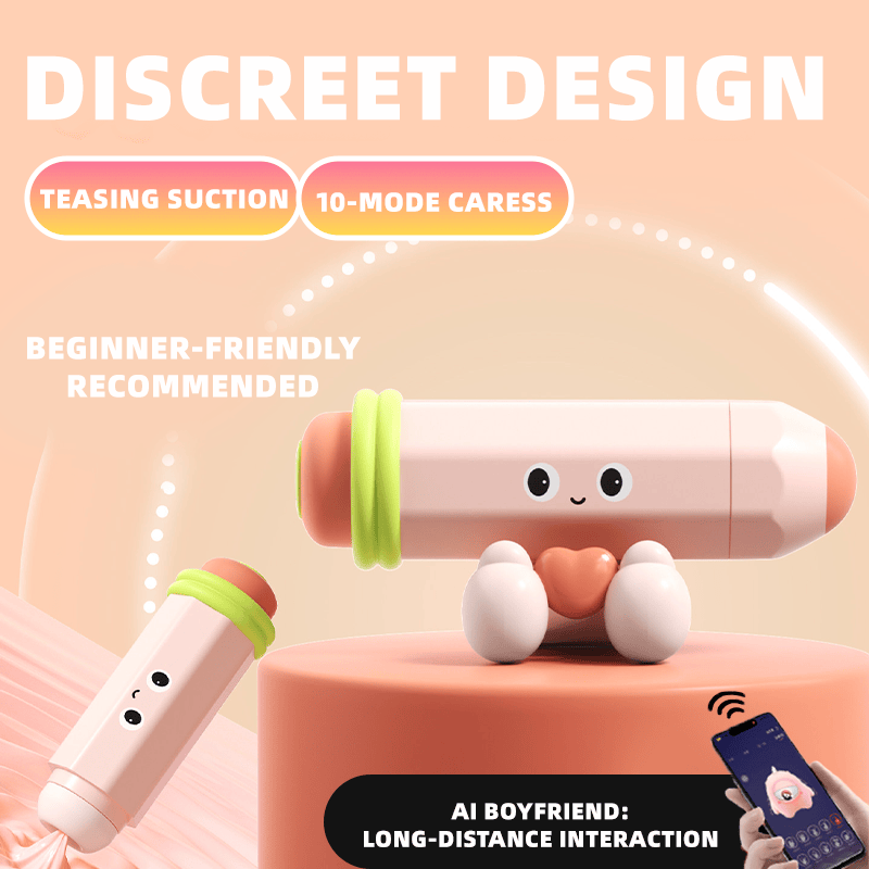 Pencil Desktop Decoration Sucking Vibrator