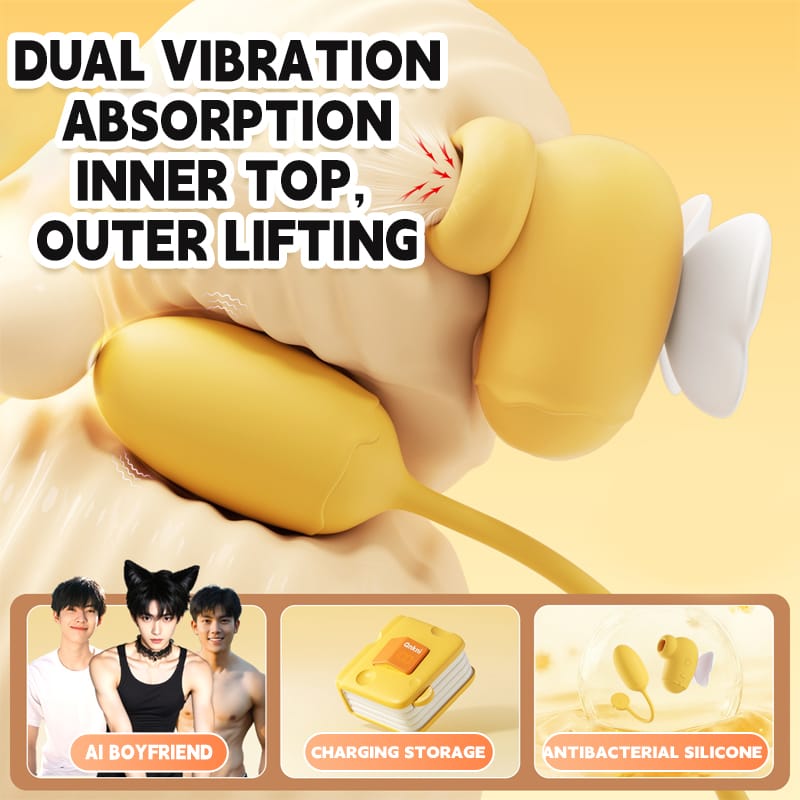 Cheese Pie Clitoral Suction & Vibration Massager