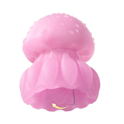 Luminous Jellyfish 360°rotating Tongue Licking G-spot Clitoral Stimulation Vibrator