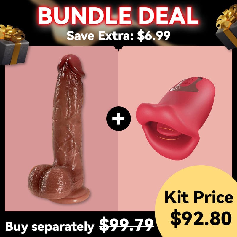 8.66‘’ Cobra 10 Vibrating Realistic Thrusting & Heating Dildo