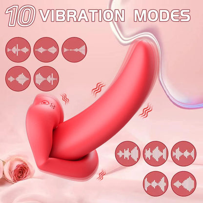 Lurevibe - Honey Tongue Wireless Remote Control 10 Frequency Wearable Vibrator