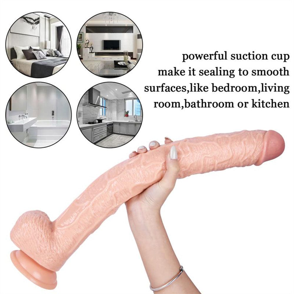 16.93‘’ Strap On Huge PVC Dildo