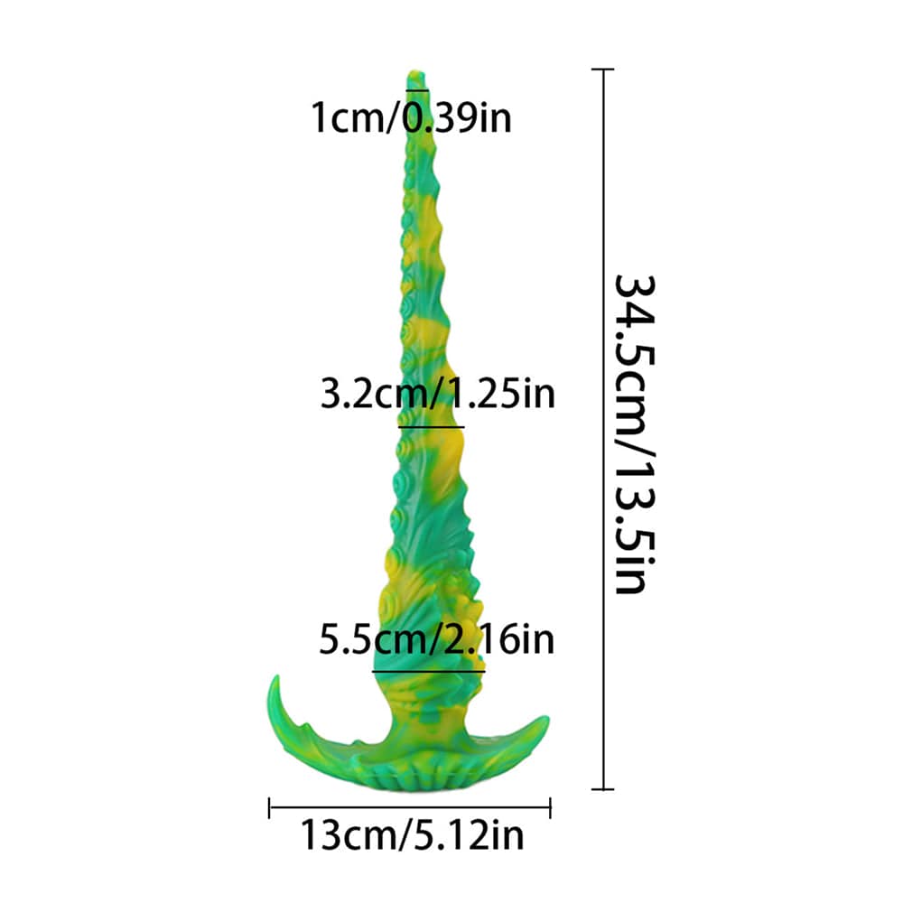 13.5‘’ Long Dildo Huge Anal Plug Monster Fantasy Knot Dildos
