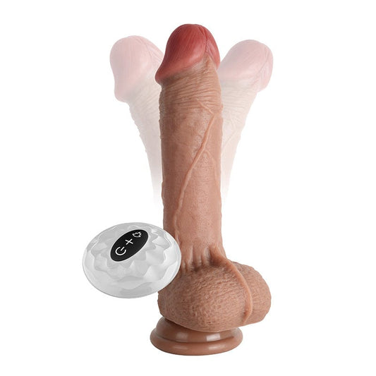 5.71‘’ Lurevibe - Waterproof 7 Frequency Retractable Swing Dildo