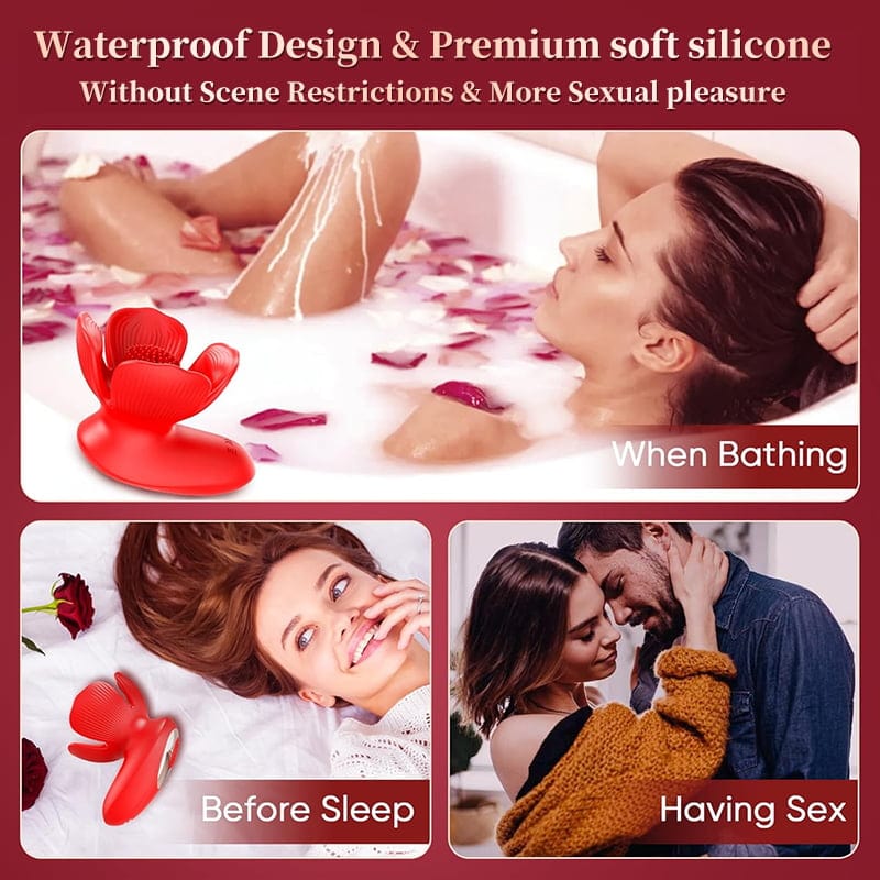 Rose kneader 10 Vibration & Pinching Breast Stimulator with Petal Kneading
