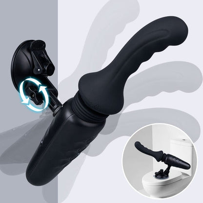 Dark Knight - 13.39In Powerful Vibrating Auto Thrusting Dildo Machine