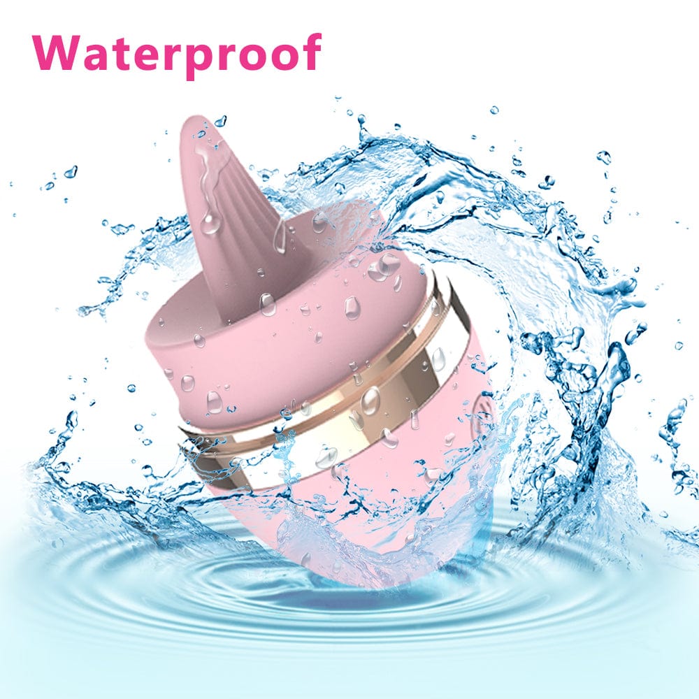 Lurevibe - Licking Tongue 10 Modes Egg Vibration Medical Silicone
