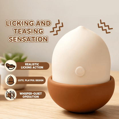 Soft Island Little Licking Acorn Tongue Vibrator