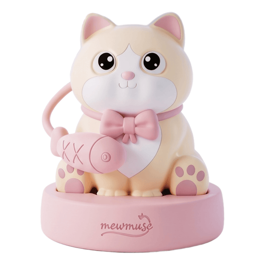 MEWMUSE PIPPA MIAO Cute Cat-Shaped Suction & G-Spot Vibrator Desk Toy Design