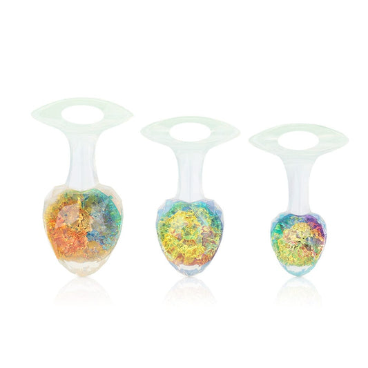 Diamond Crystal Rainbow Wearable Butt Plug Anal Sex Toy