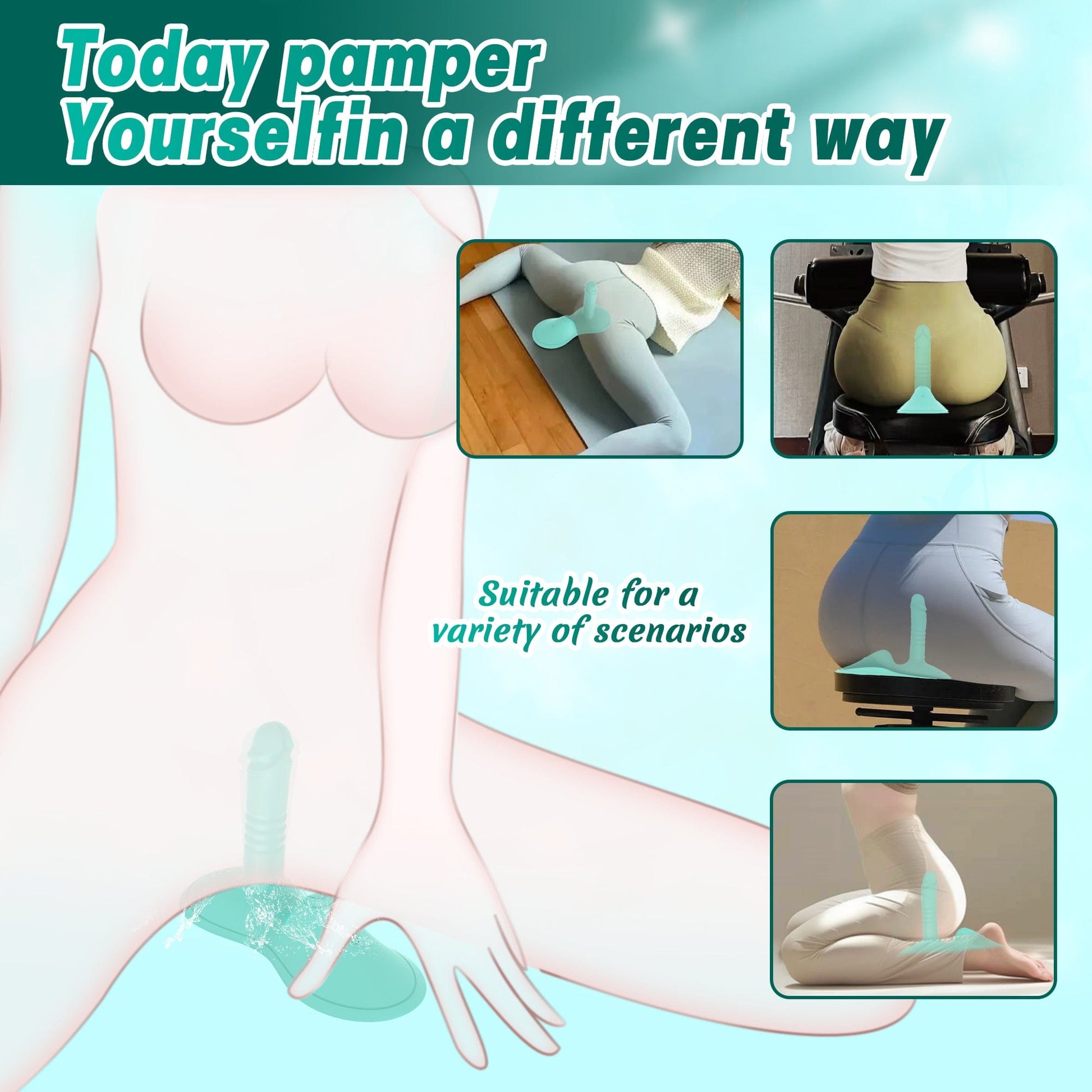 Upgraded Riding-Style Cushion Thrusting G Spot Vibrator With APP