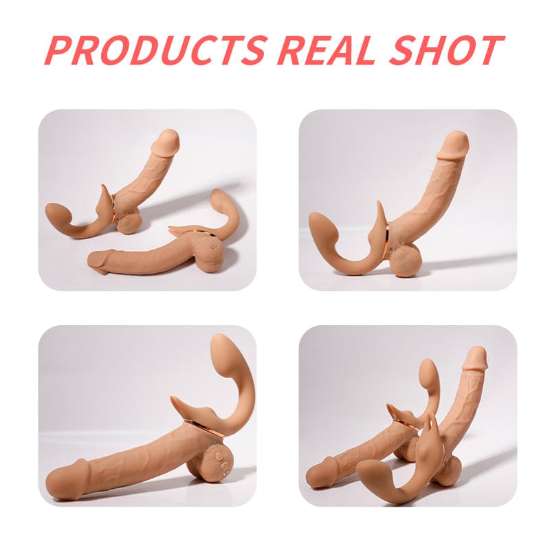 6.1‘’ Lurevibe - Double-Ended Dildos Female 10 Frequency Variable Sex Machine Clitoris Vibrator