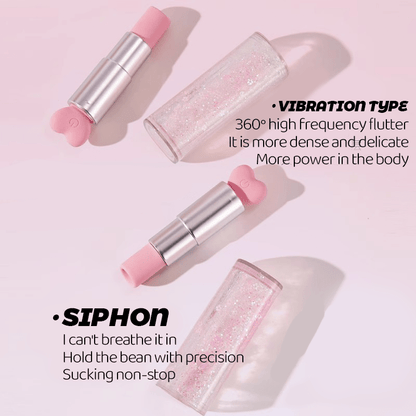 Liquid Quicksand Lipstick Vibrator Female Sucking Licking Clitoris Masturbator