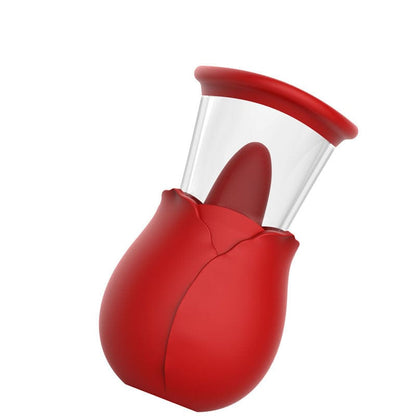 Rose Sucking Tongue Vibrator Pump For Women