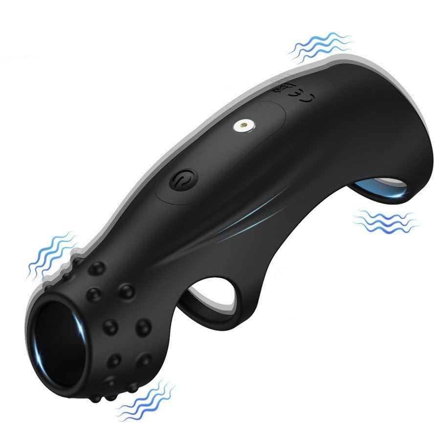 10 Vibrating Cock Ring G-spot Stimulator With Remote Control