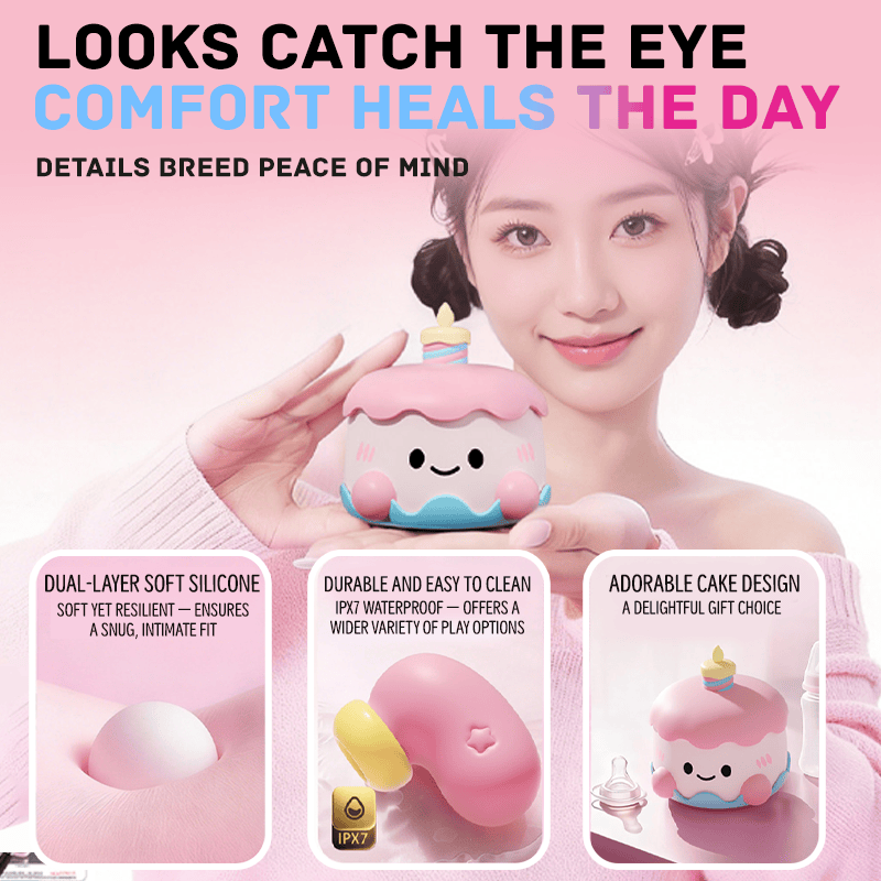 Sweetheart Cake Party App Remote Control Love Egg Suction Vibrator Set